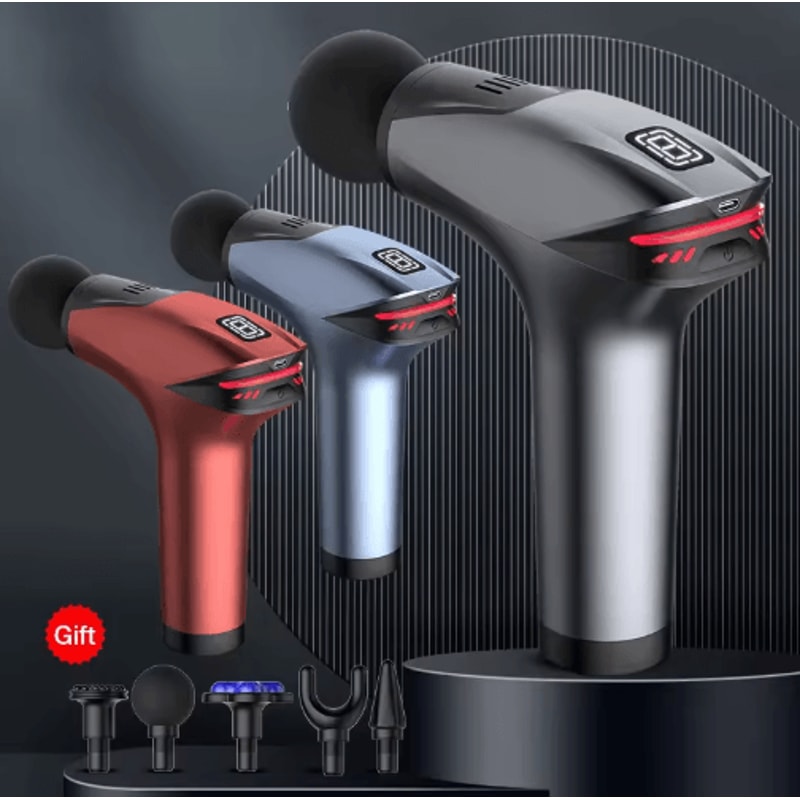 Portable Cold Compress Percussion Massage Gun For Deep Muscle Relief 0