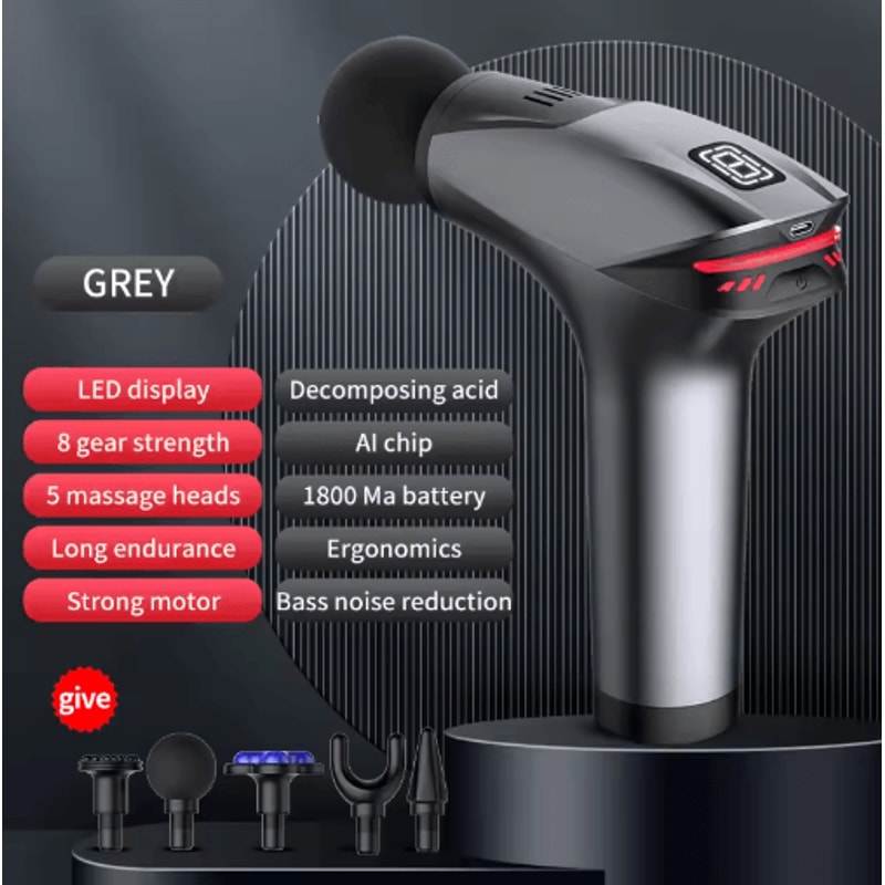 Portable Cold Compress Percussion Massage Gun For Deep Muscle Relief 4