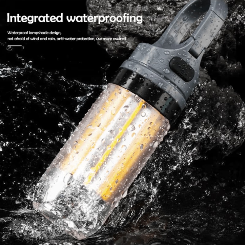 Super Bright LED Camping Lantern With Rechargeable Flashlight 5 Modes 4