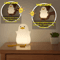 Cute Duck Silicone Night Light With Touch Pat Control USB Rechargeable Design 3