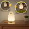 Cute Duck Silicone Night Light With Touch Pat Control USB Rechargeable Design 3