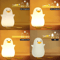Cute Duck Silicone Night Light With Touch Pat Control USB Rechargeable Design 5