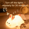 Cute Silicone Animal Night Light With USB Rechargeable Dimmable Glow 6