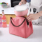 Striped Insulated Lunch Bag For Women With Thermal Cooling Stylish Tote Design 7