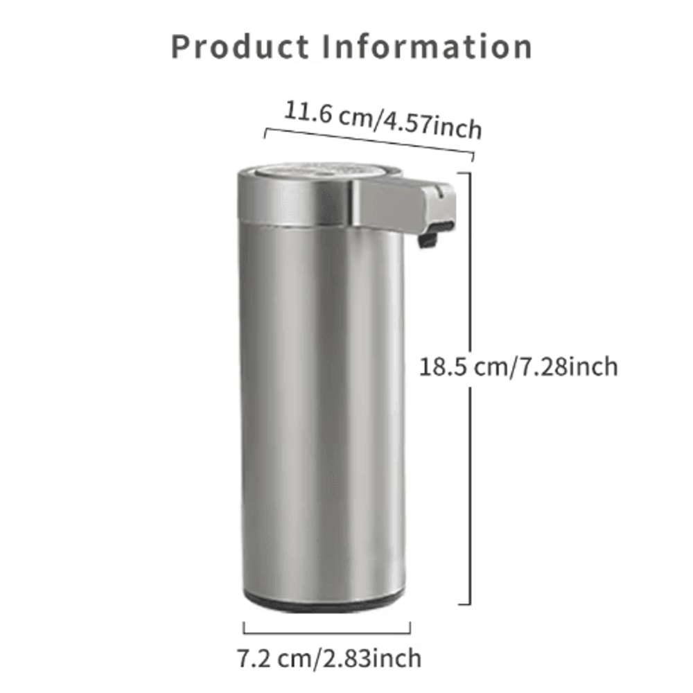 SmartSense 270ml Automatic Soap Dispenser Touchless Sensor Soap Dispenser For Kitchen Bathroom 3
