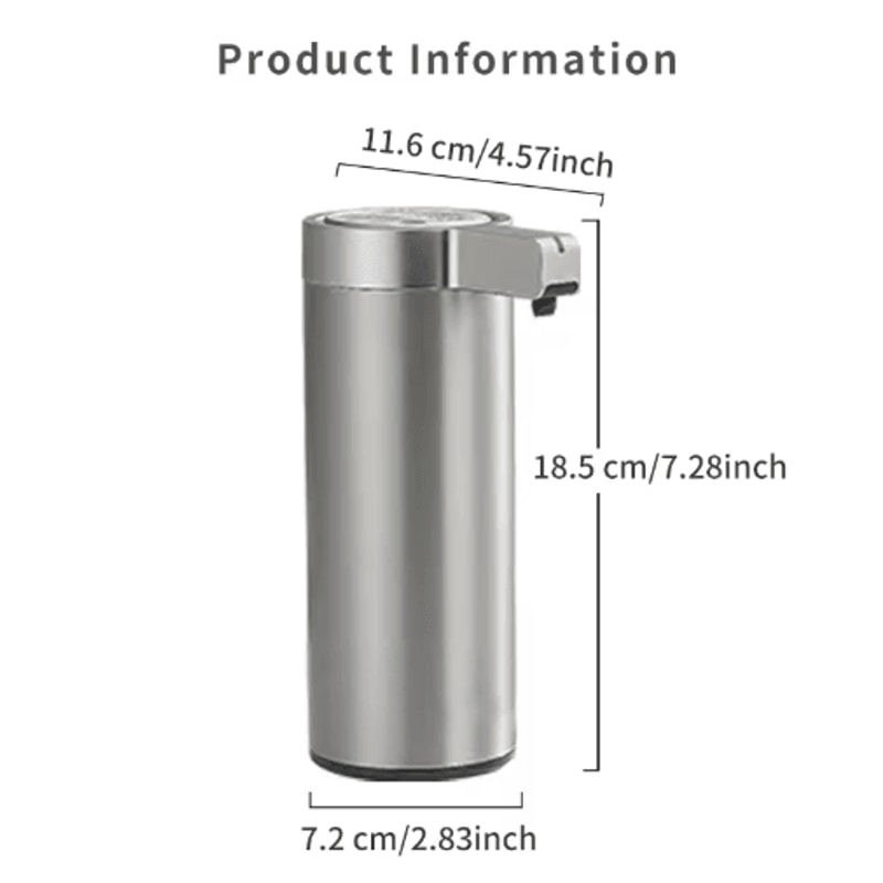 SmartSense 270ml Automatic Soap Dispenser Touchless Sensor Soap Dispenser For Kitchen Bathroom 3