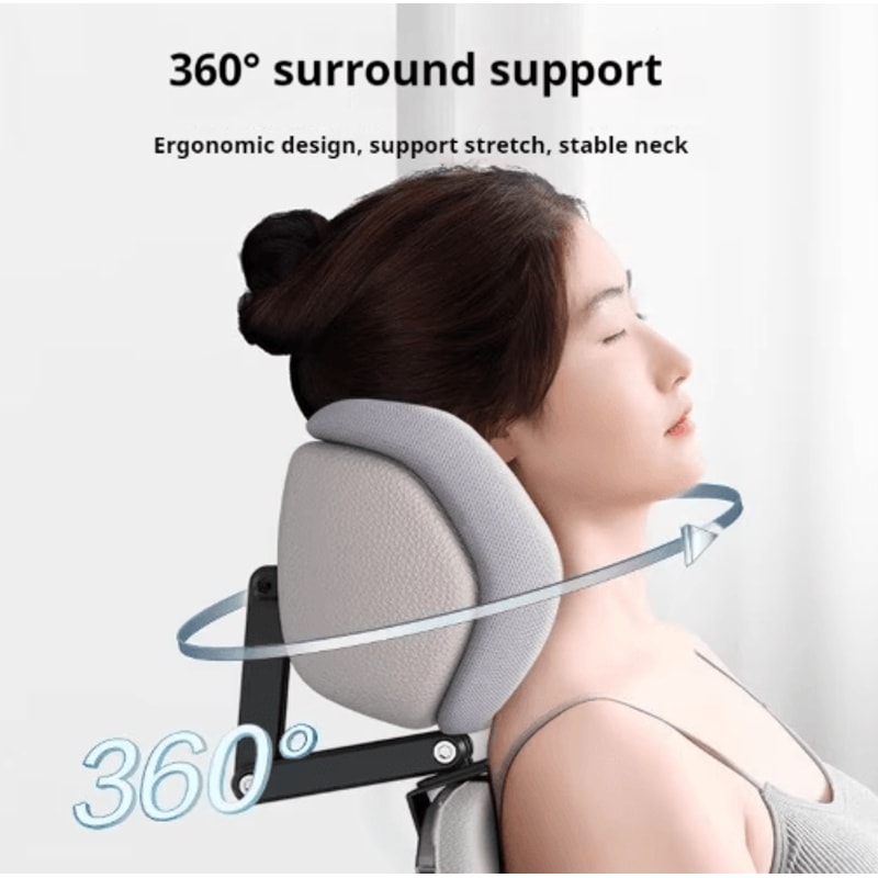 ErgoComfort Adjustable Chair Headrest Universal Office Chair Head Pillow For Neck Support 7