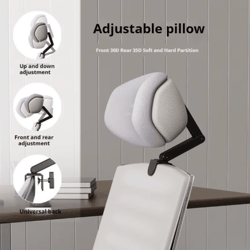 ergocomfort adjustable chair headrest – universal office chair head pillow for neck support