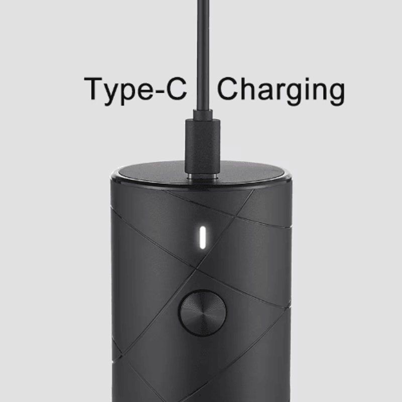 Huohou 2024 Electric Salt And Pepper Grinder Set 6Mode Electric Spice Grinder With LED Light 2pcs 2