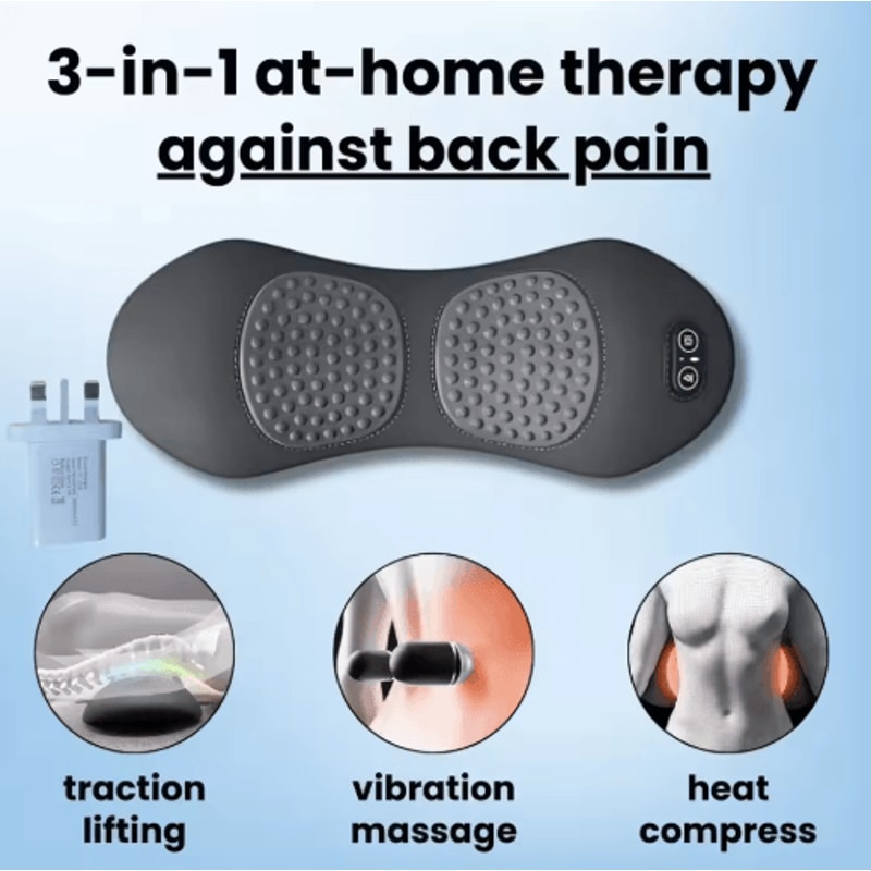 Okayso 3 In 1 Shiatsu Back Massager Portable Deep Tissue Massager For Back Shoulder Waist Relief 2