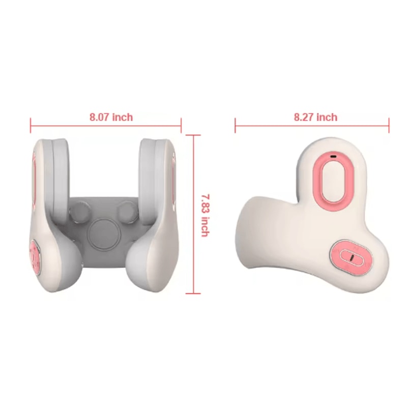 SmartRelax Wireless Neck Massager U Shaped Neck Massage Pillow With Heat Red Light Bluetooth 1