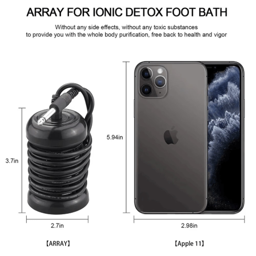 Vital Cleanse Ionic Foot Detox Spa Relaxing Foot Spa Machine With Massage Deep Cleansing 5