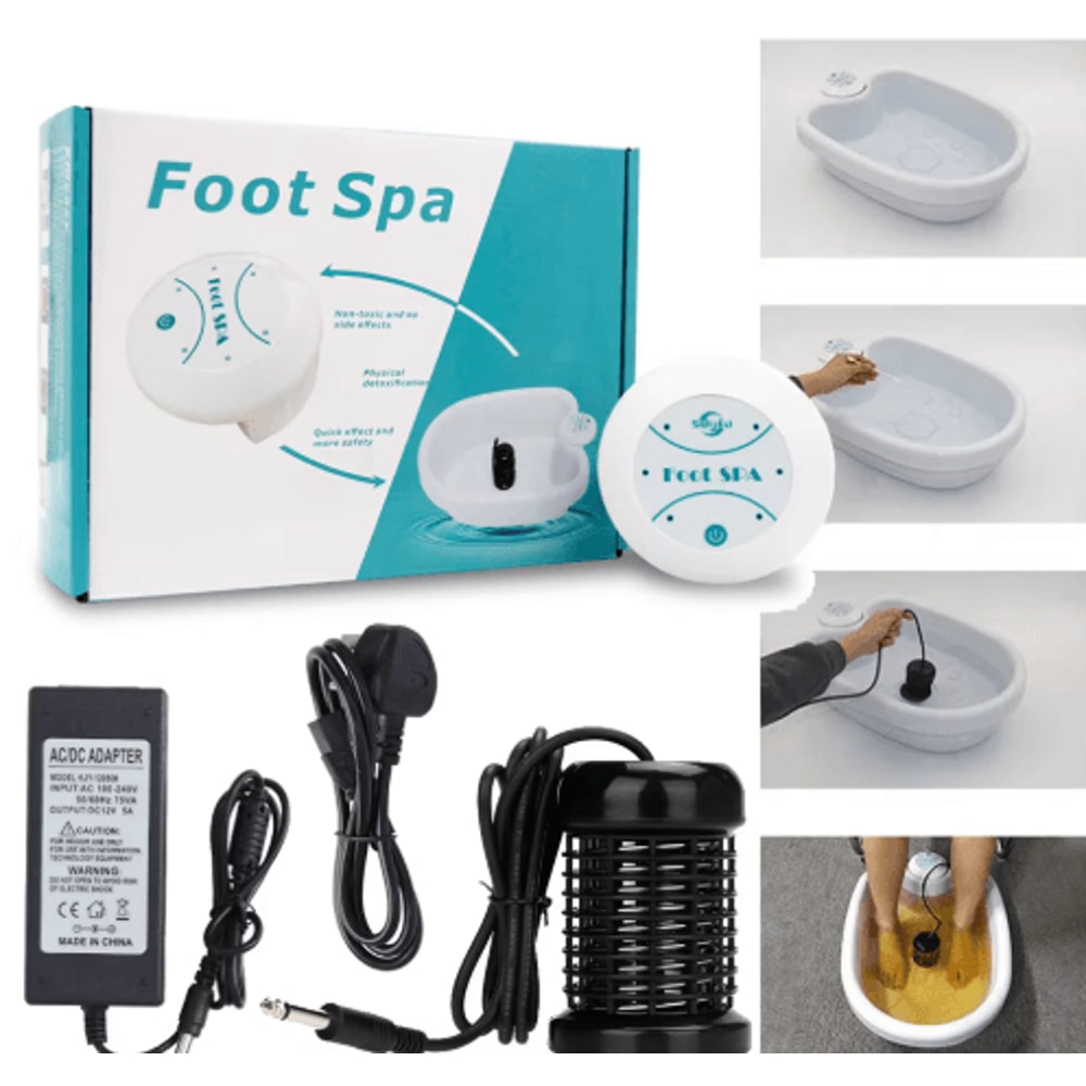 Vital Cleanse Ionic Foot Detox Spa Relaxing Foot Spa Machine With Massage Deep Cleansing 0