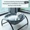 Cozy Lift Cat Hammock Bed Elevated Pet Hanging Bed For Deep Sleep Easy Cleaning 0
