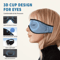 SleepWave Bluetooth Sleep Mask Headphones 3D Wireless Eye Mask With Speakers For Music Deep Rest 8