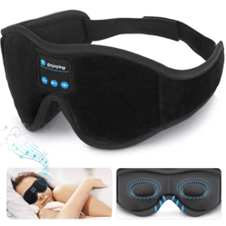 sleepwave bluetooth sleep mask headphones – 3d wireless eye mask with speakers for music & deep rest