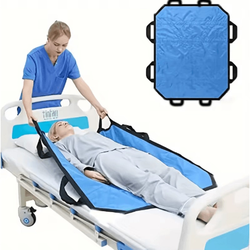 CareEase Bed Positioning Pad Waterproof Patient Transfer Sheet For Safe Turning Lifting 1