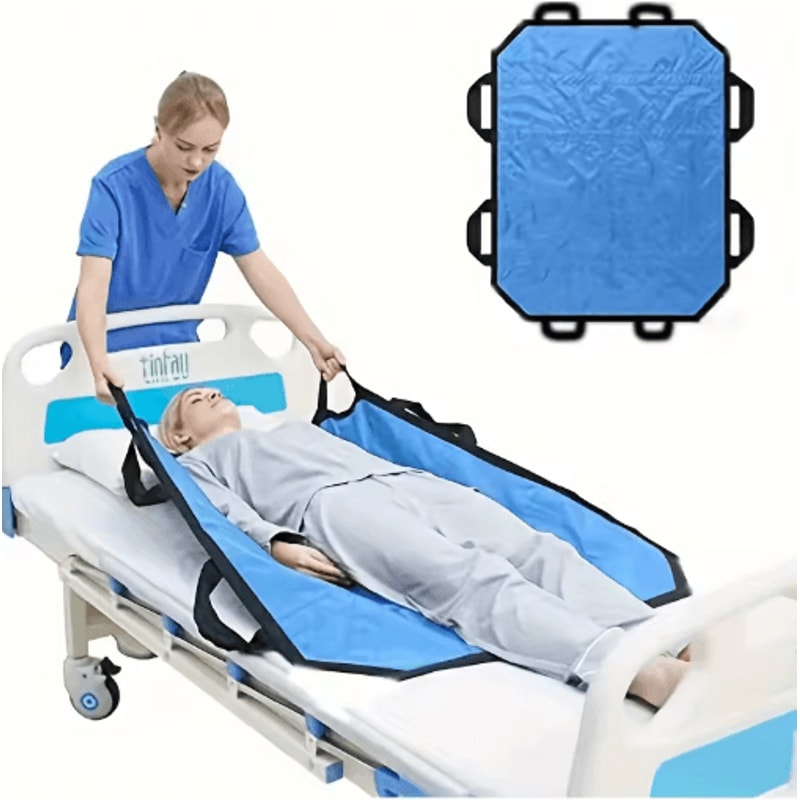 CareEase Bed Positioning Pad Waterproof Patient Transfer Sheet For Safe Turning Lifting 0