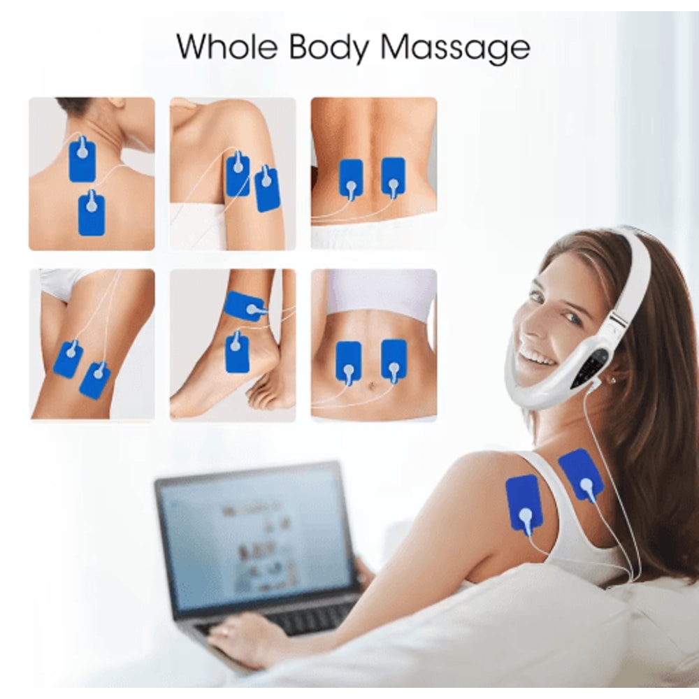 VLine Sculpt V Face Massager Rechargeable Facial Massage Device With LED Display 5