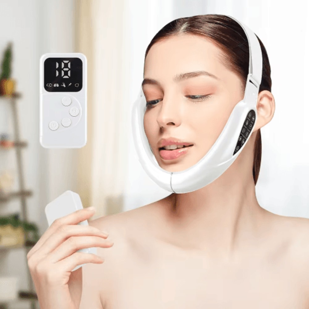 VLine Sculpt V Face Massager Rechargeable Facial Massage Device With LED Display 8