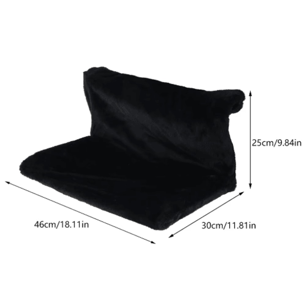 WarmNest Cat Radiator Bed Cozy Hanging Cat Hammock With Fleece Cushion Metal Frame 5