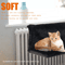 WarmNest Cat Radiator Bed Cozy Hanging Cat Hammock With Fleece Cushion Metal Frame 7