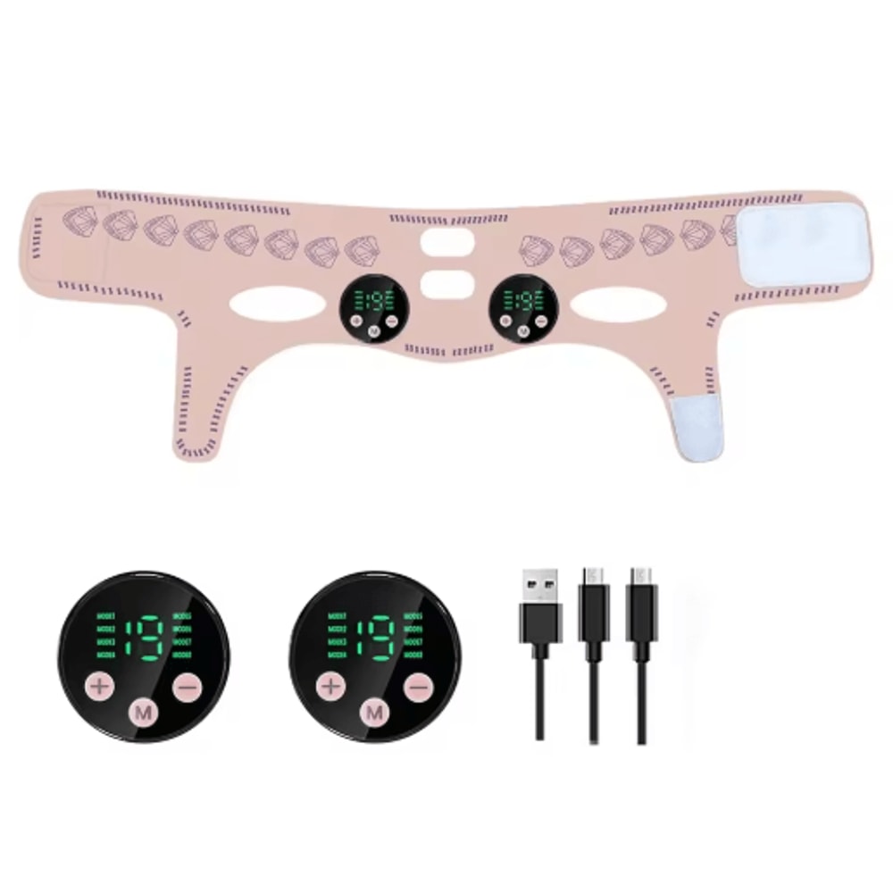 FaceLift Pro EMS Facial Slimming Strap Rechargeable Face Lifting Massager For Jawline Chin 2