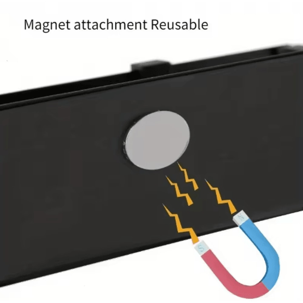 MagniSpace 2pcs Magnetic Storage Shelf SpaceSaving Fridge Organizer Rack For Kitchen Laundry 3