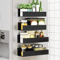 MagniSpace 2pcs Magnetic Storage Shelf SpaceSaving Fridge Organizer Rack For Kitchen Laundry 4