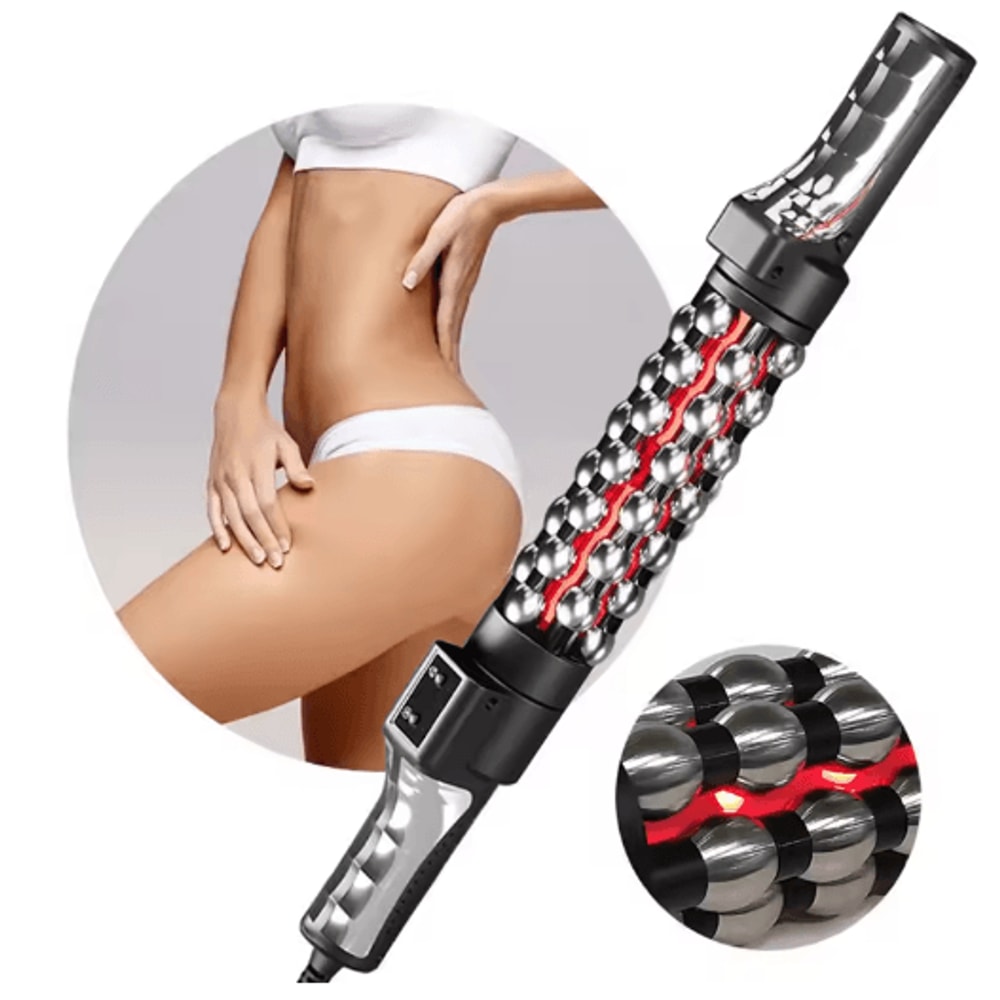 RelaxoTherm 360 Red Light Massage Roller Heated Body Massager Roller For Muscle Relief Skin Smoot 6