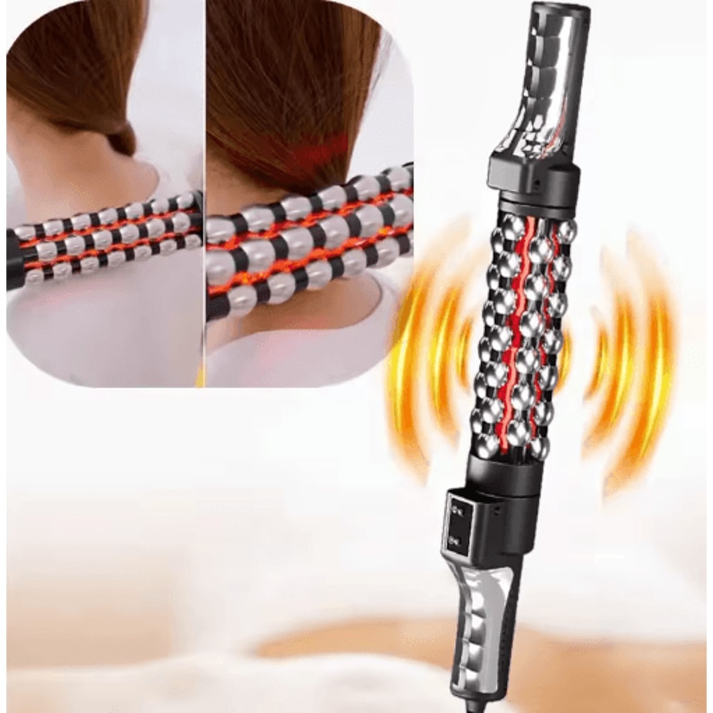 RelaxoTherm 360 Red Light Massage Roller Heated Body Massager Roller For Muscle Relief Skin Smoot 0