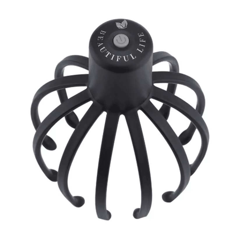 Electric Scalp Massager With 12 Claw Nodes USB Rechargeable Head Massager For Stress Relief Hair 1