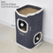 3Tier Cozy Cat Cave Bed With Hanging Toy Warm Cat Bed Hideaway For Play Rest 2