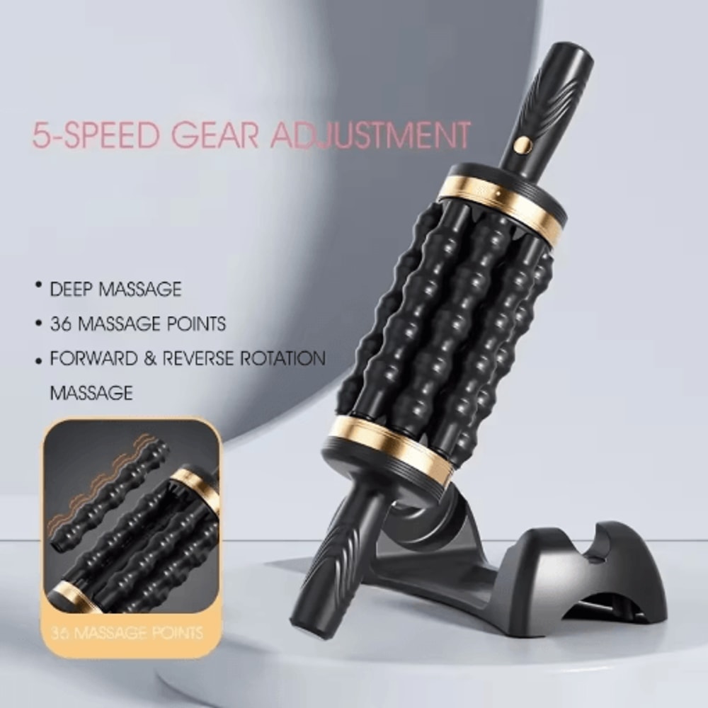 Handheld Percussive Muscle Roller Massager Deep Tissue Muscle Massager For Full Body Relief 3