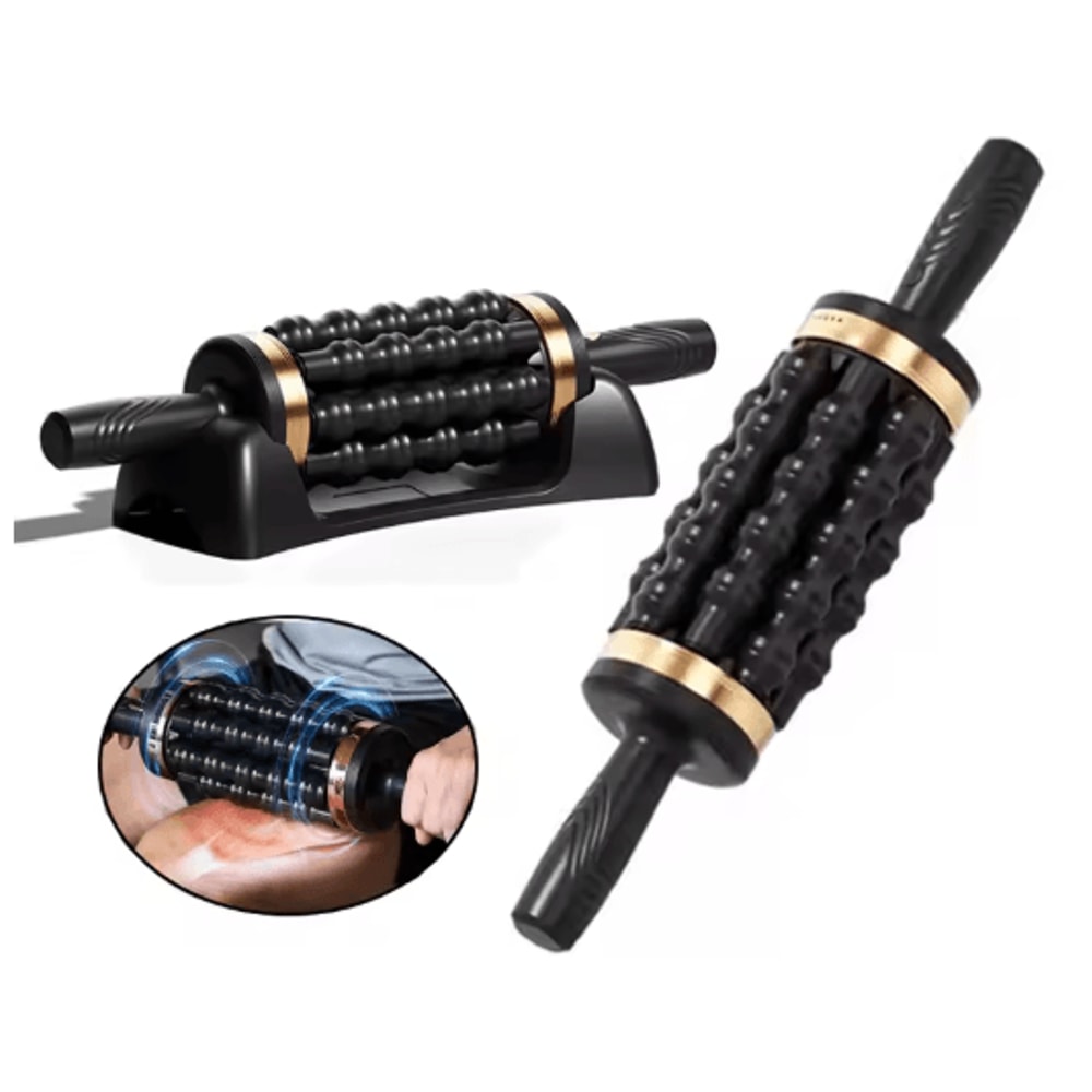 Handheld Percussive Muscle Roller Massager Deep Tissue Muscle Massager For Full Body Relief 0