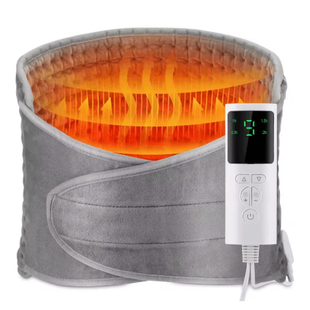 Electric Heated Back Support Belt Adjustable Back Heating Belt For Lumbar Relief Waist Support 6