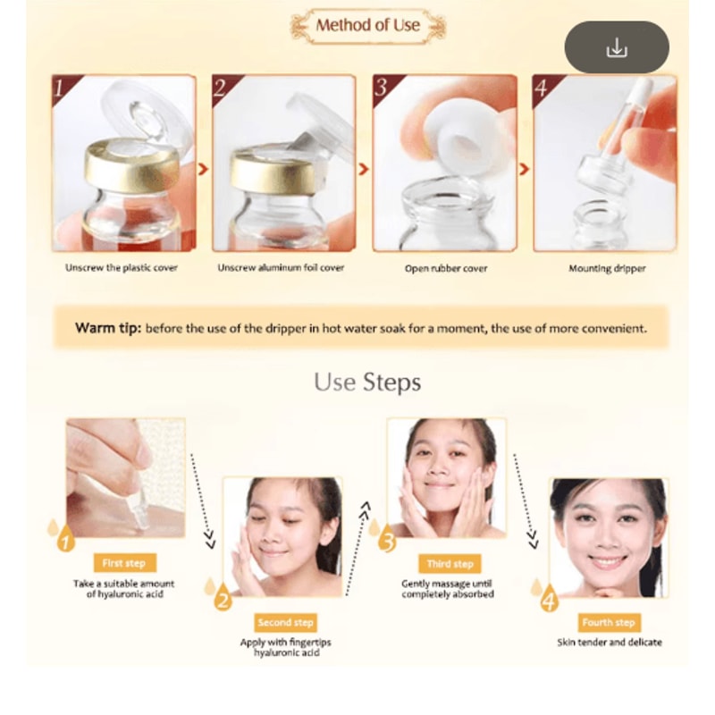ARTISCARE 6 Peptides Face Serum Set 5pcs Hydrating Peptide Face Serum For Firming Skin Renewal 2