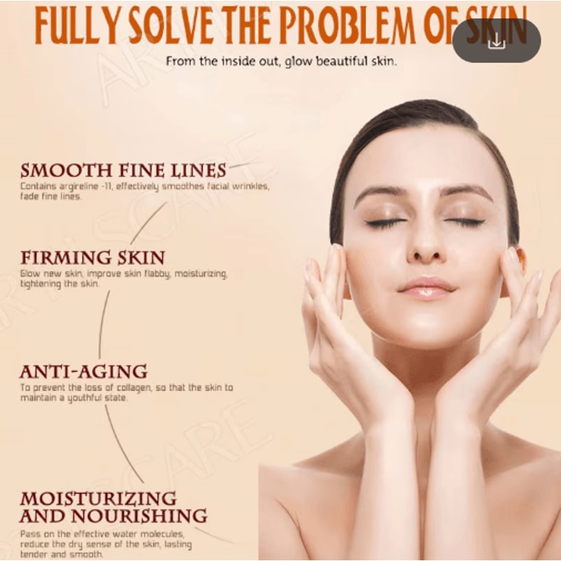 ARTISCARE 6 Peptides Face Serum Set 5pcs Hydrating Peptide Face Serum For Firming Skin Renewal 4