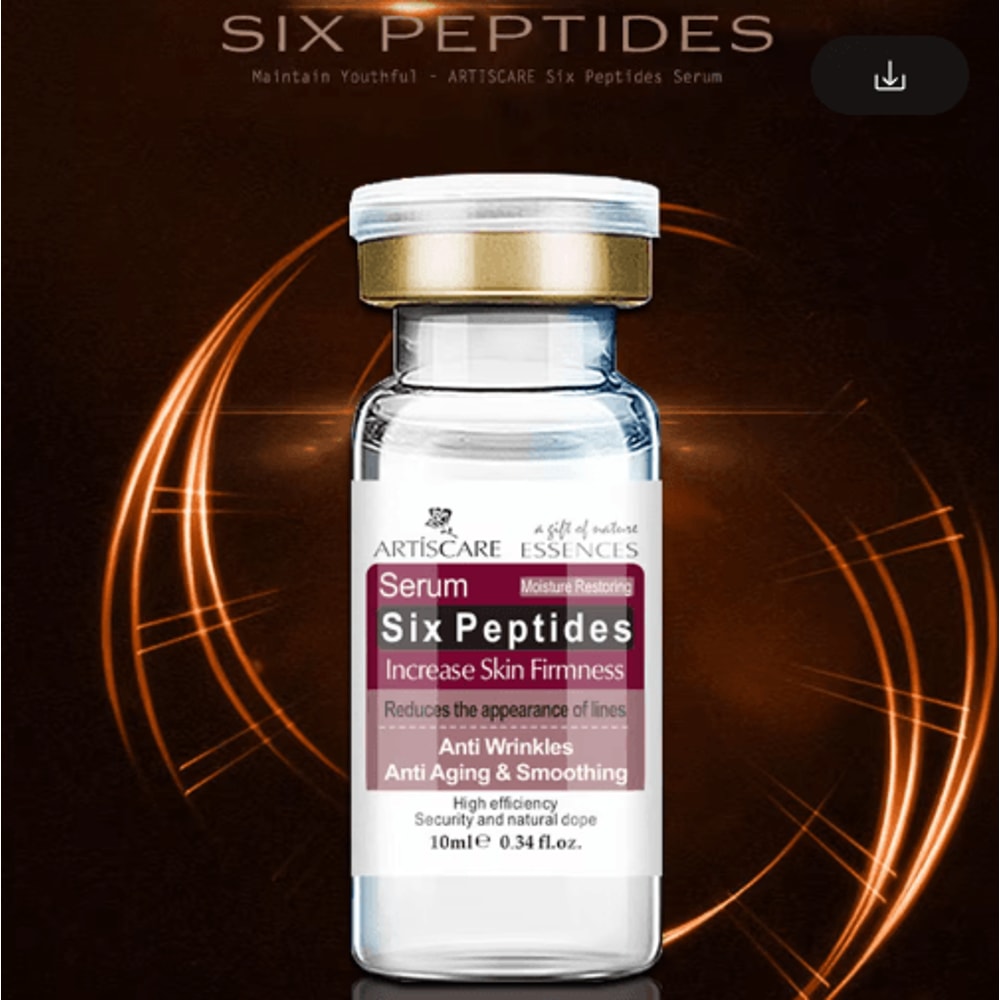 ARTISCARE 6 Peptides Face Serum Set 5pcs Hydrating Peptide Face Serum For Firming Skin Renewal 5