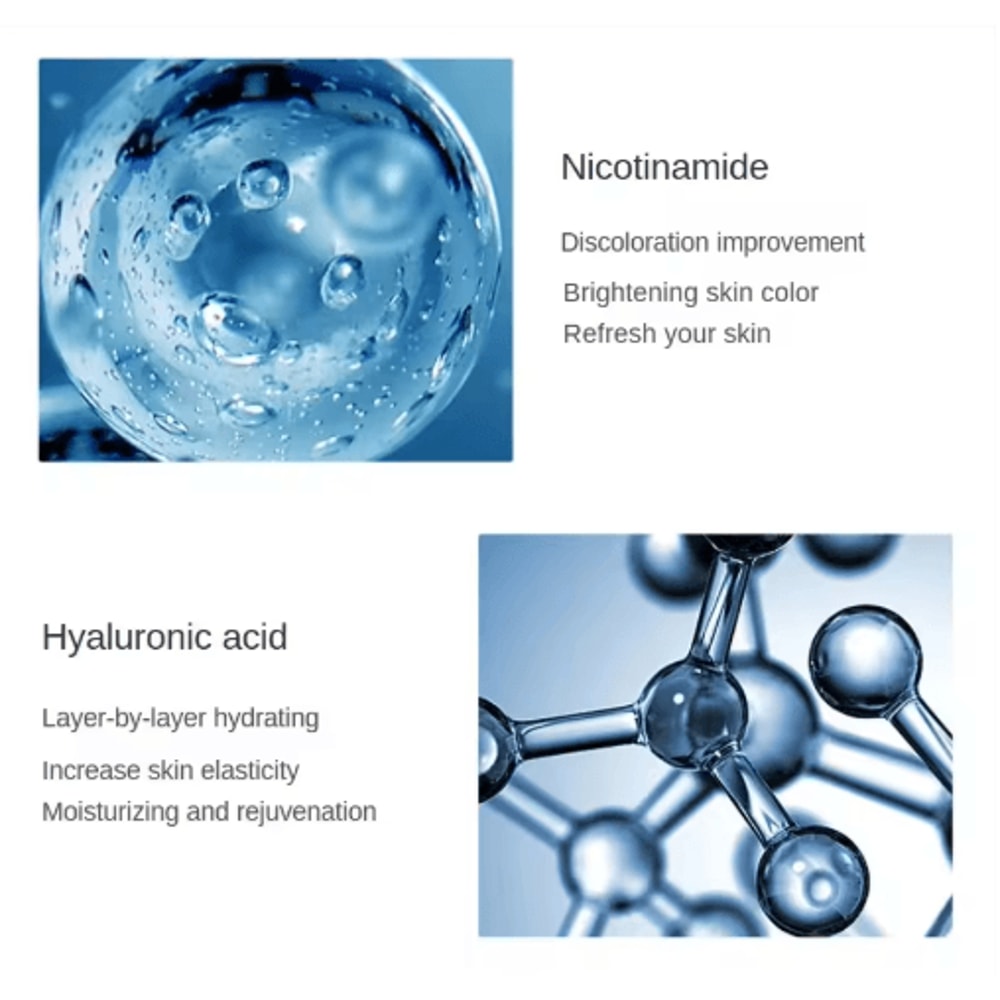 Hyaluronic Acid Face Serum 500ML Deep Hydrating Hyaluronic Acid Serum With Niacinamide VC 4