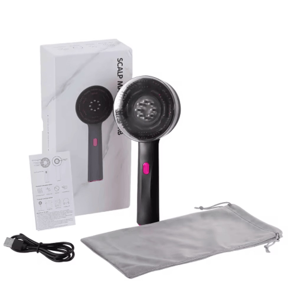 Electric Hair Growth Scalp Massager Brush Infrared Hair Regrowth Brush For Thicker Healthier Hair 1