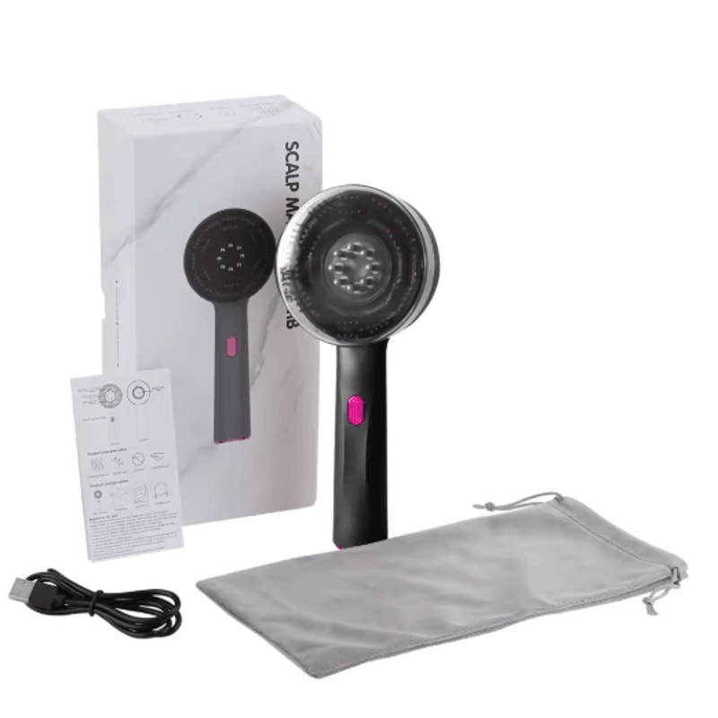 Electric Hair Growth Scalp Massager Brush Infrared Hair Regrowth Brush For Thicker Healthier Hair 1