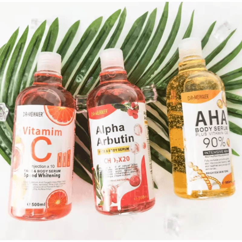 500ML Hyaluronic Acid Brightening Serum Advanced Hyaluronic Acid Serum With Niacinamide Vitamin C 6