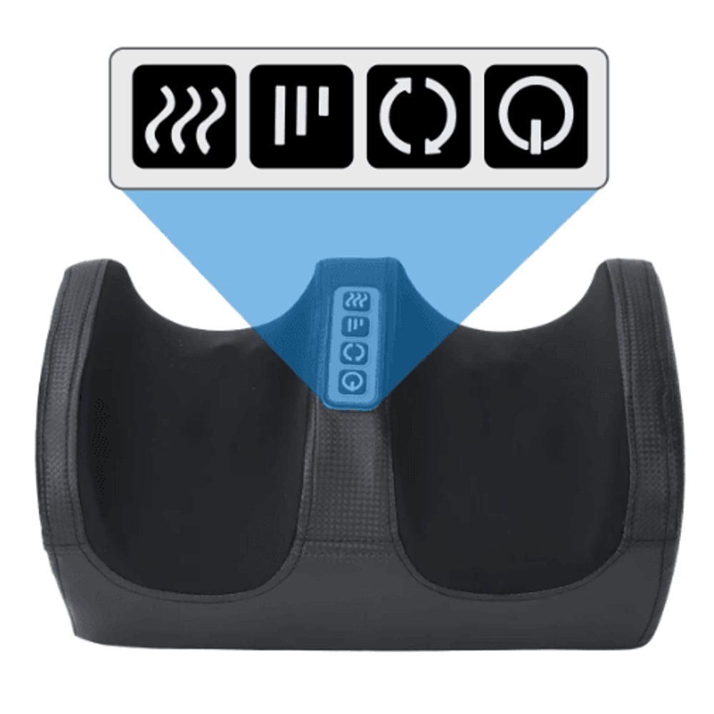 Electric Shiatsu Foot Calf Massager With Heat Deep Tissue Foot Massager Machine For Pain Fatigue 4