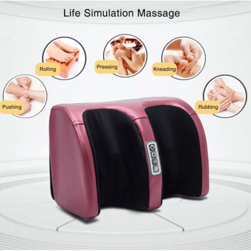 Electric Shiatsu Foot Calf Massager With Heat Deep Tissue Foot Massager Machine For Pain Fatigue 5