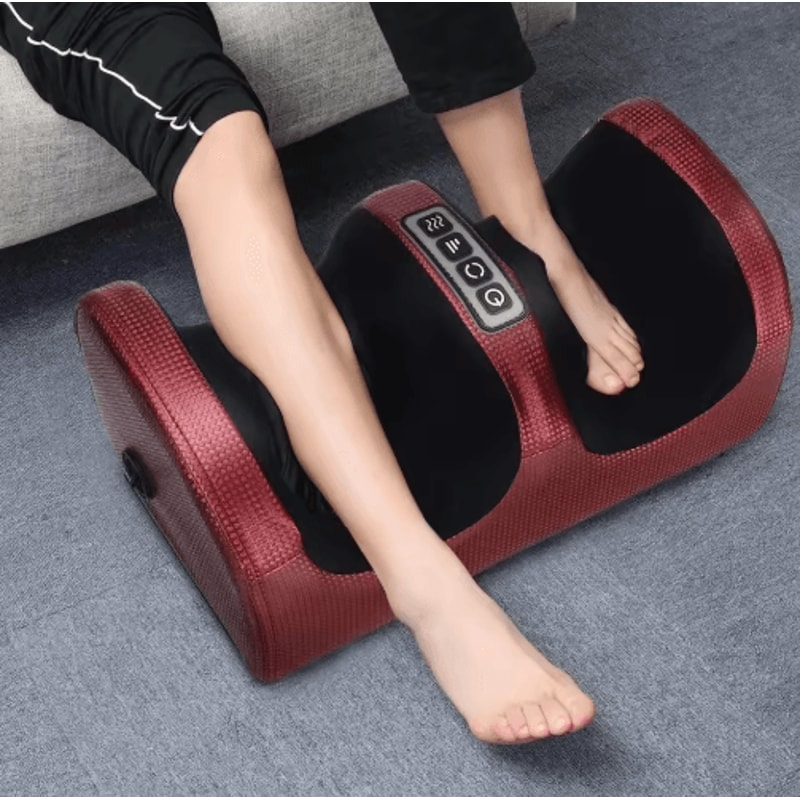 Electric Shiatsu Foot Calf Massager With Heat Deep Tissue Foot Massager Machine For Pain Fatigue 0