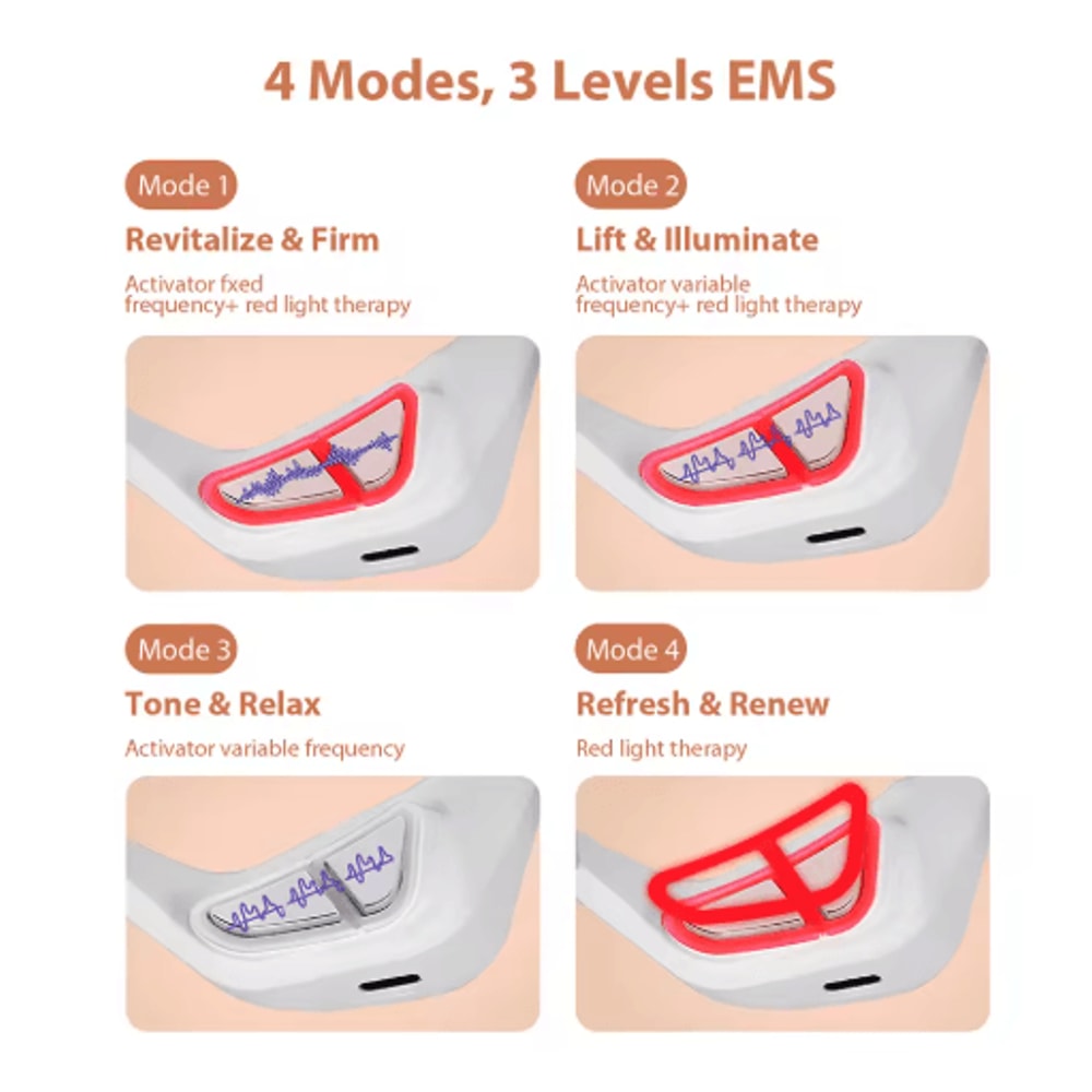 EMS Eye Massager For Dark Circles Fatigue Smart Eye Massager With AntiAging Care 3