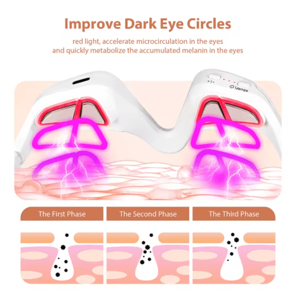 EMS Eye Massager For Dark Circles Fatigue Smart Eye Massager With AntiAging Care 5