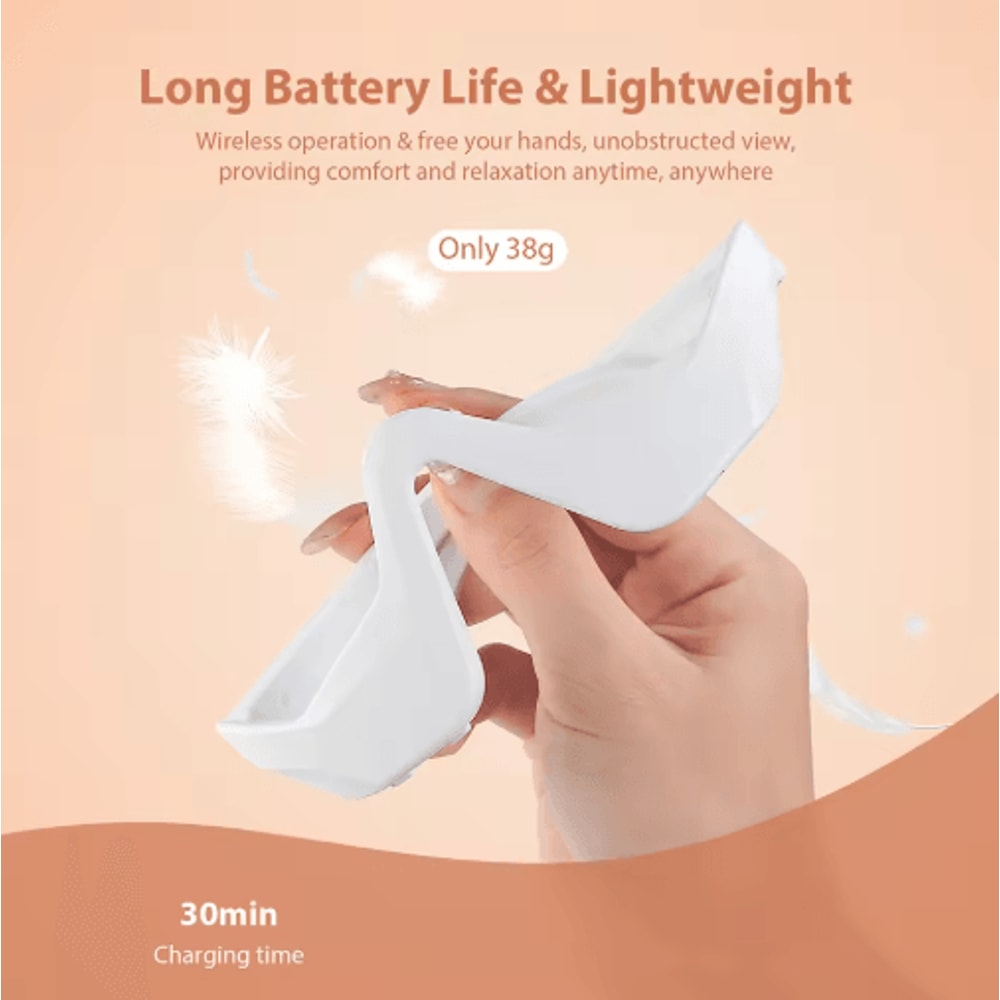 EMS Eye Massager For Dark Circles Fatigue Smart Eye Massager With AntiAging Care 7