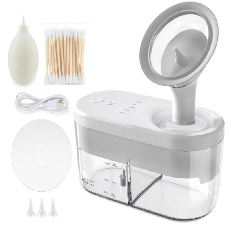 Electric Ear Irrigation Cleaner Kit Safe Ear Wax Removal System For Gentle Effective Cleaning 1